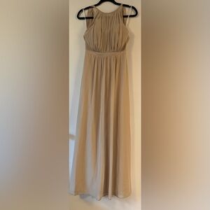 Beige Bari Jay Bridesmaid Dress